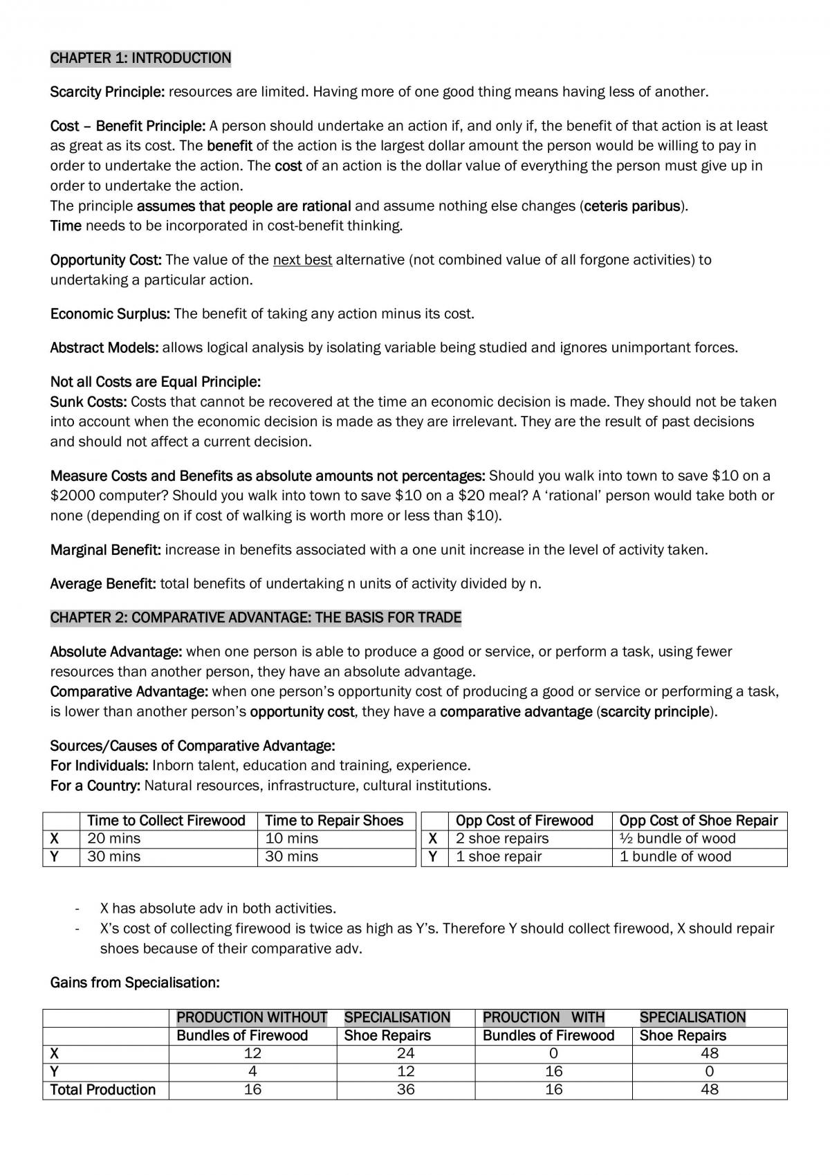 Study Notes - Page 1