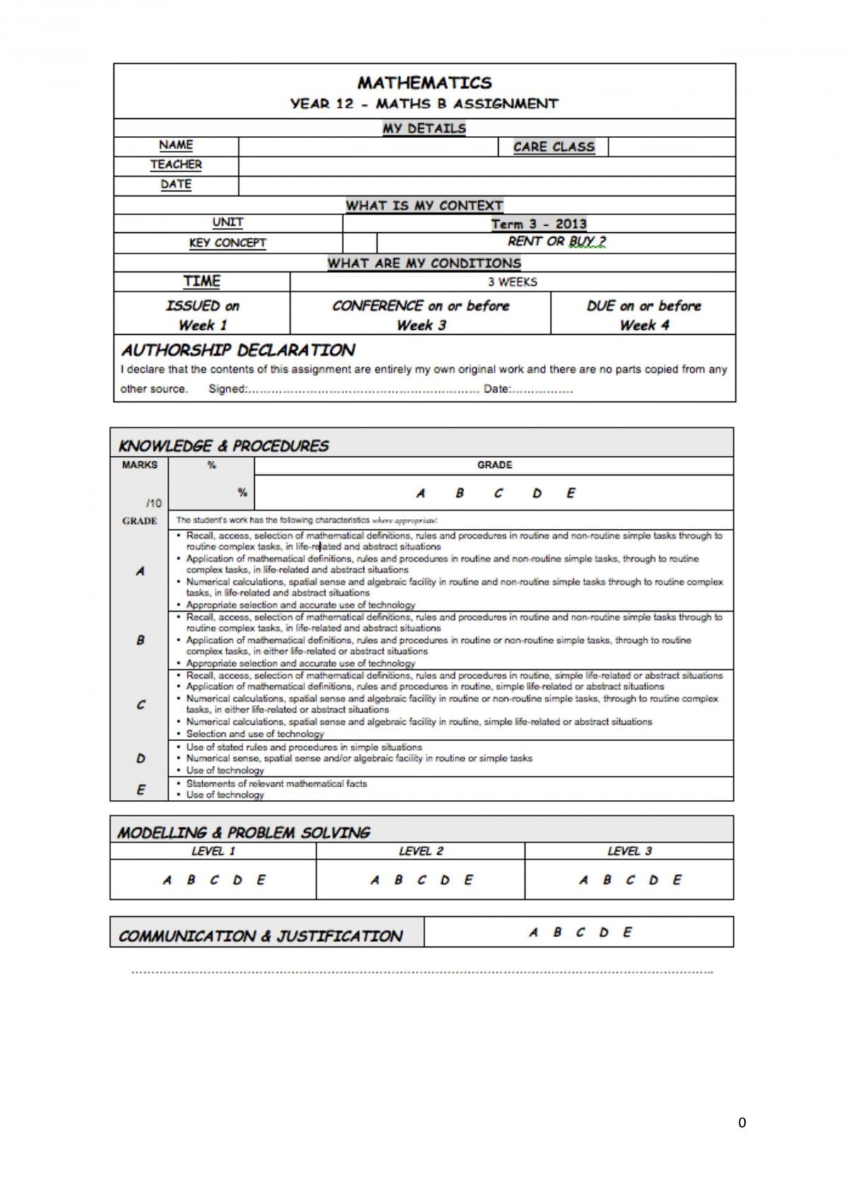 Rent or Buy - Page 1
