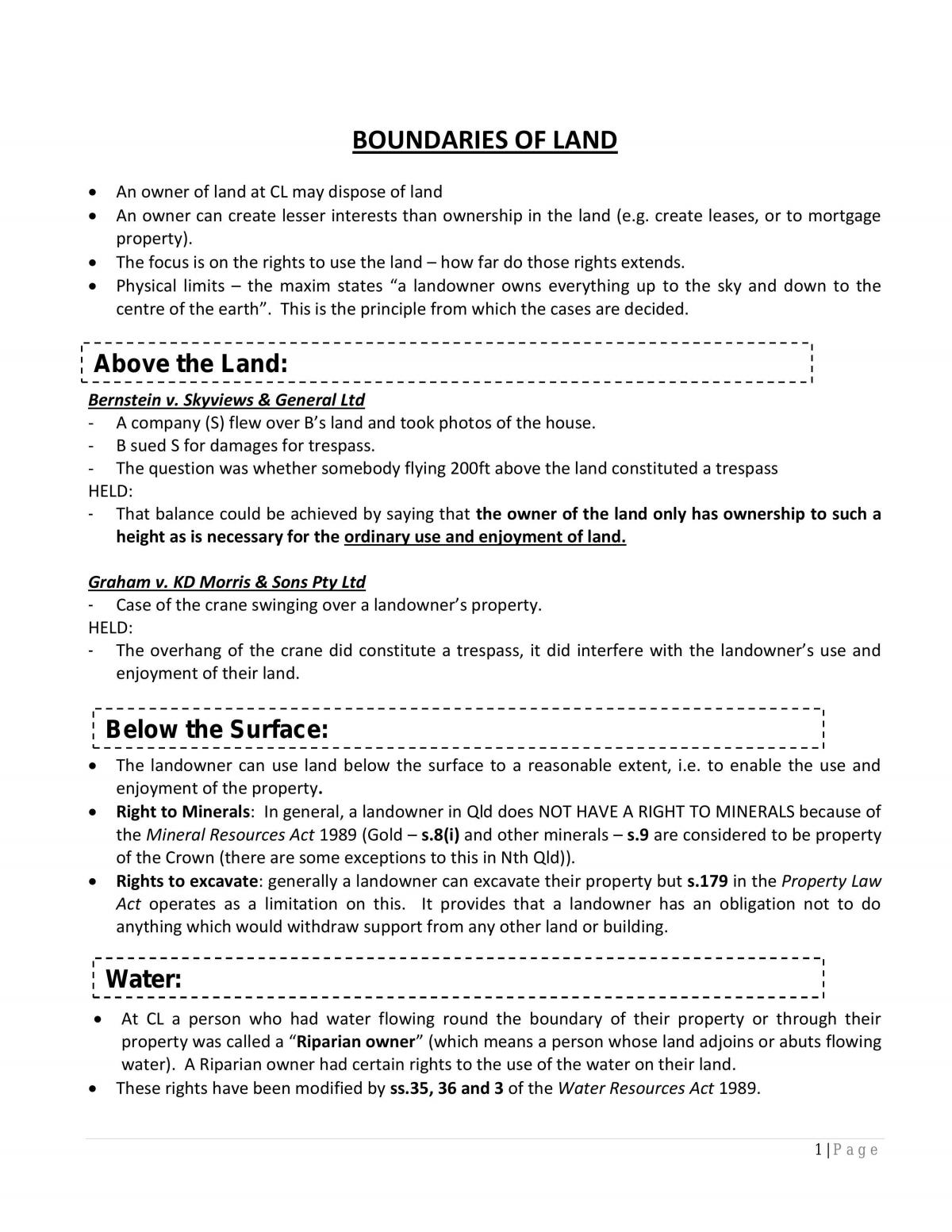 Complete study notes - Page 1