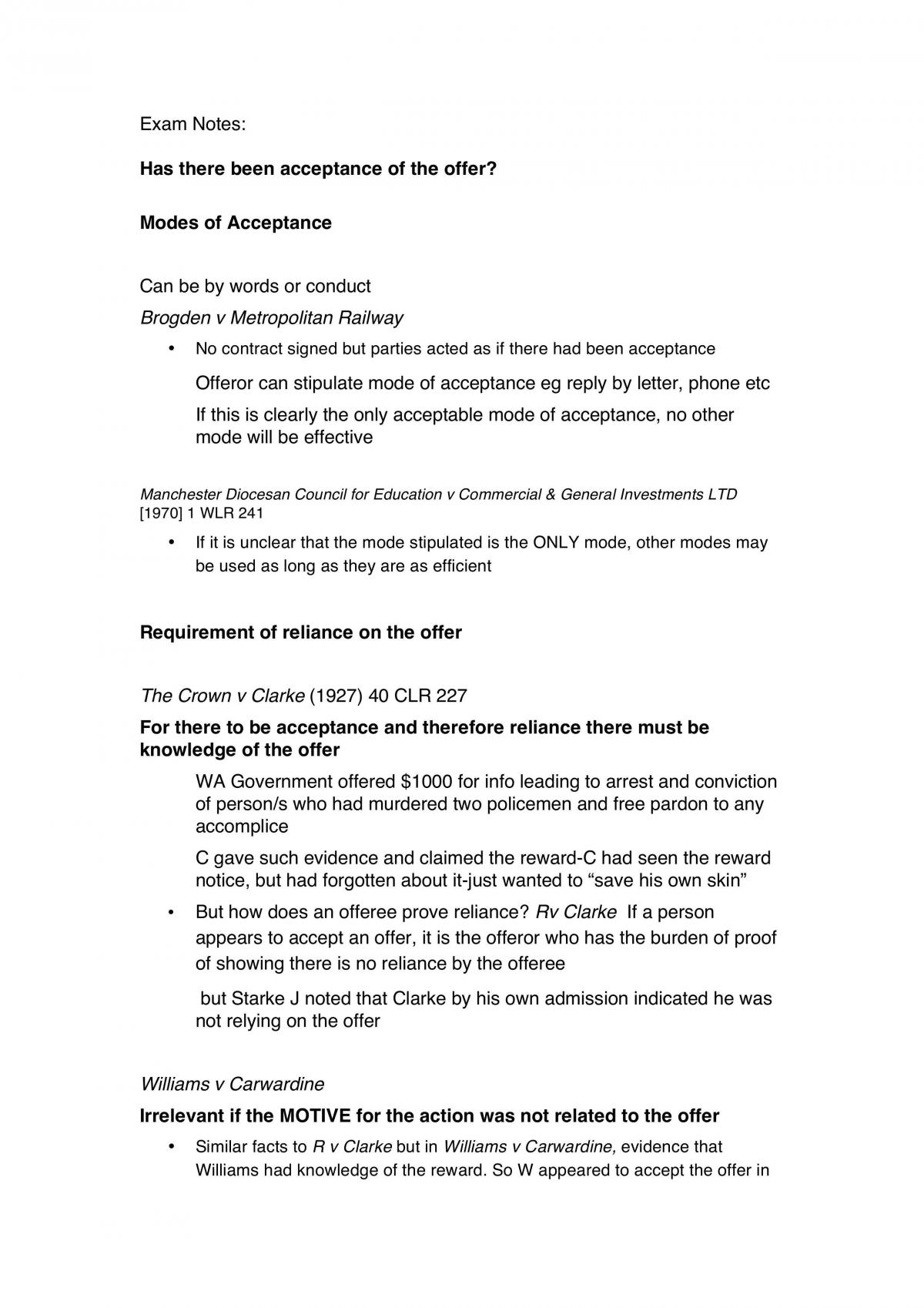Contract Notes acceptance  - Page 1