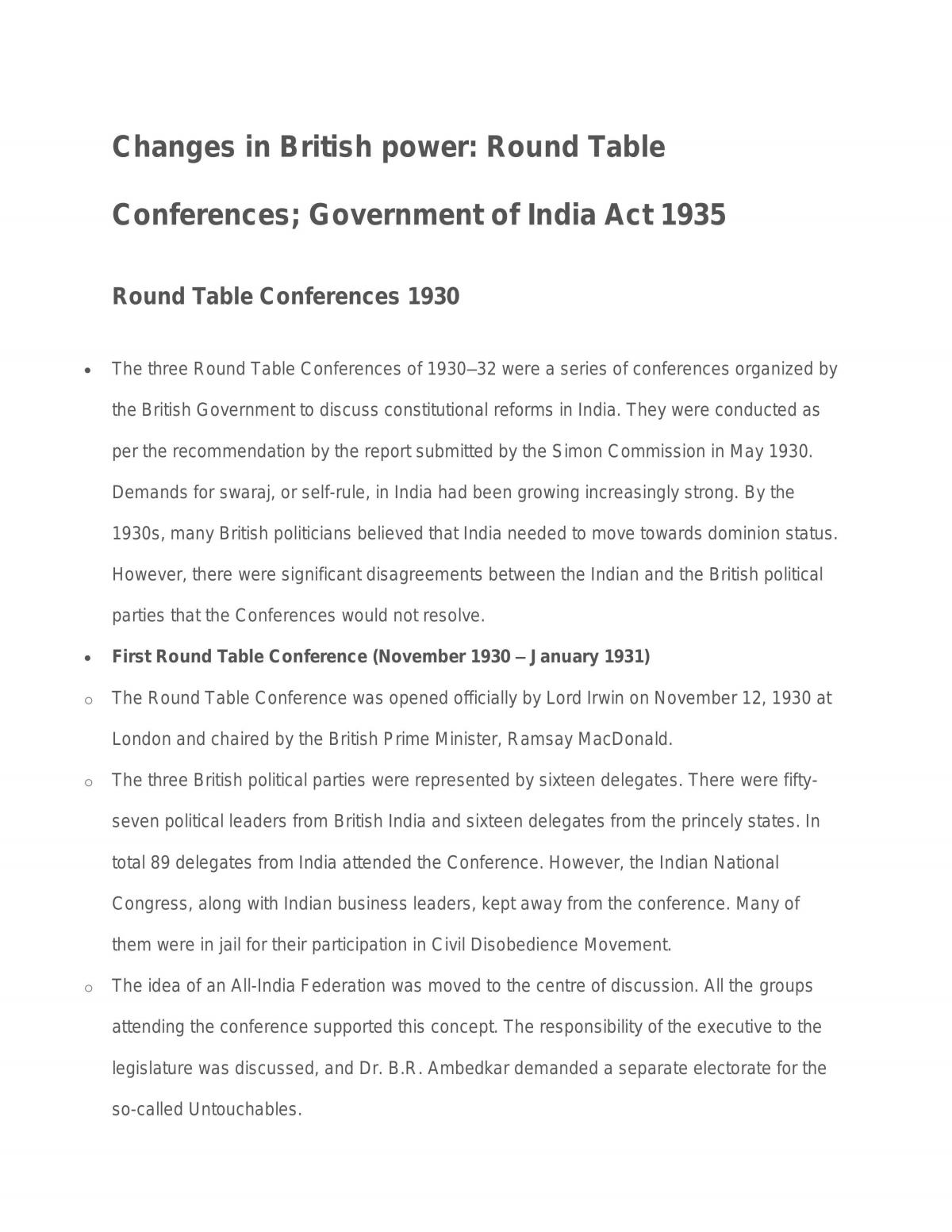 India Notes - Page 1