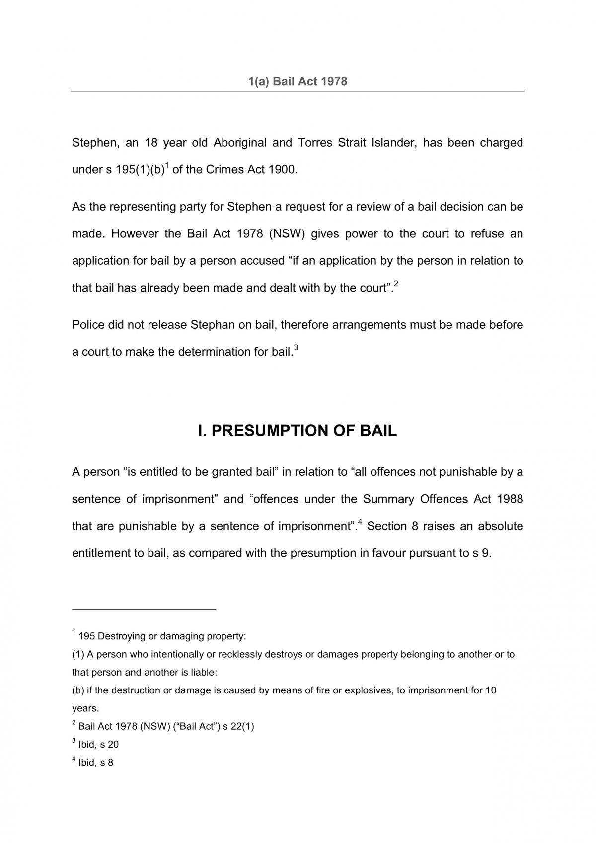 Evidence A Assignment - Page 1