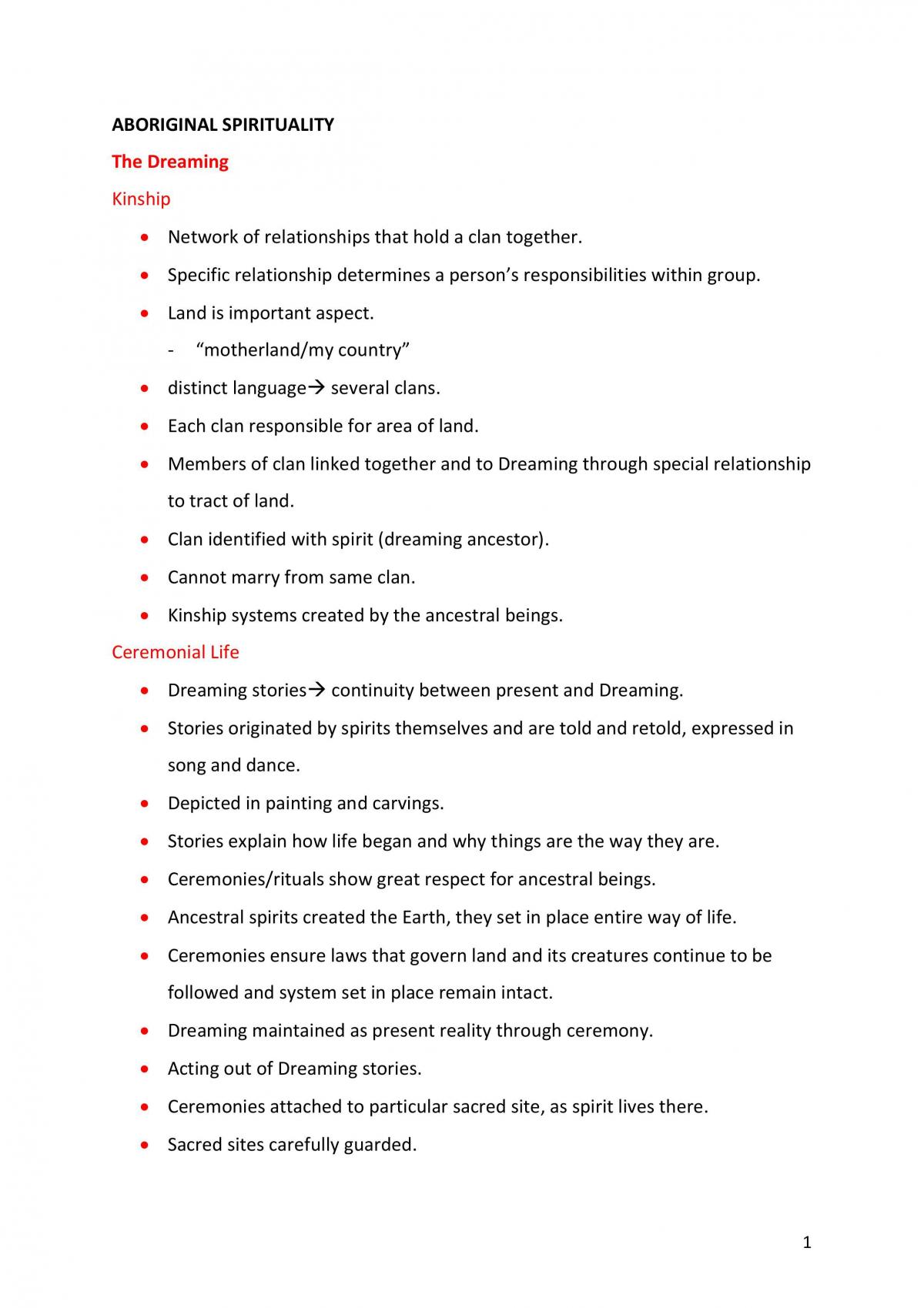 SORII HSC Full Course Notes - Page 1