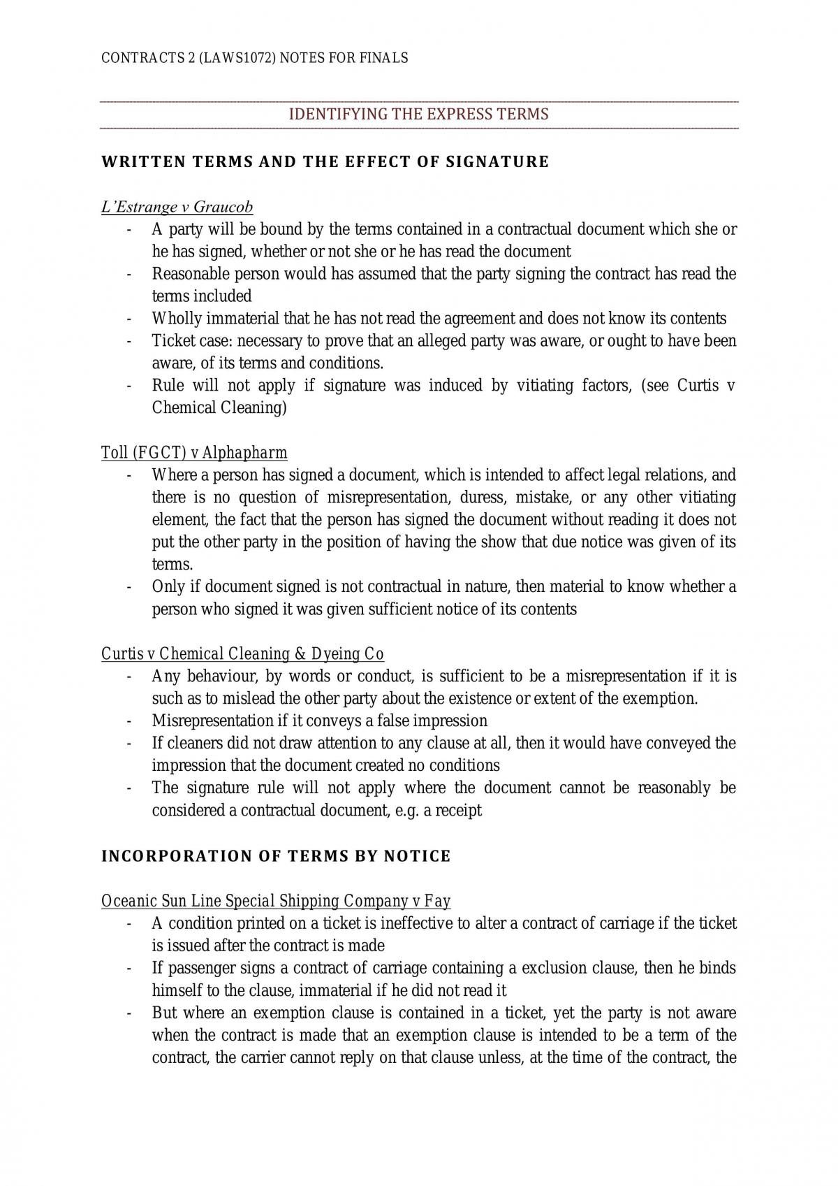 Contracts 2 Notes - Page 1