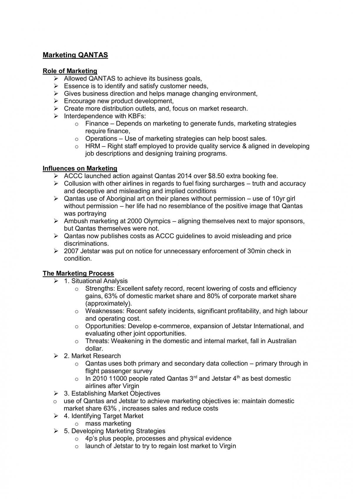 Case Study Dot Points  - Page 2