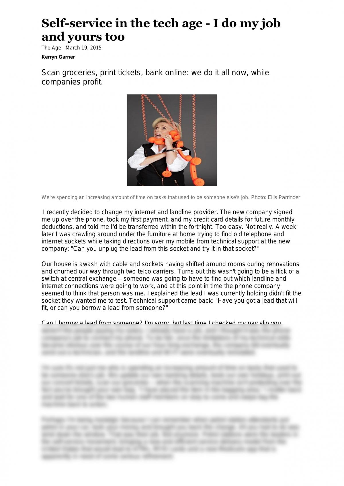 Language Analysis - Page 1