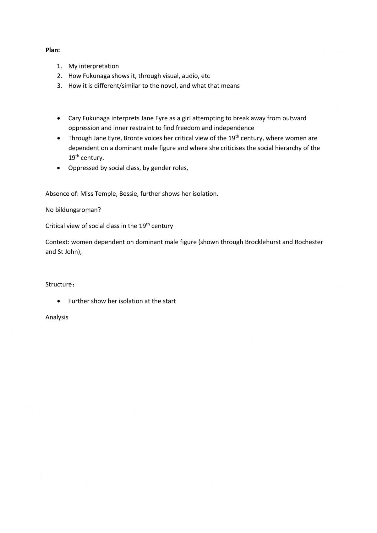 Jane Eyre - Adaptations and Transformations Sac - Page 1