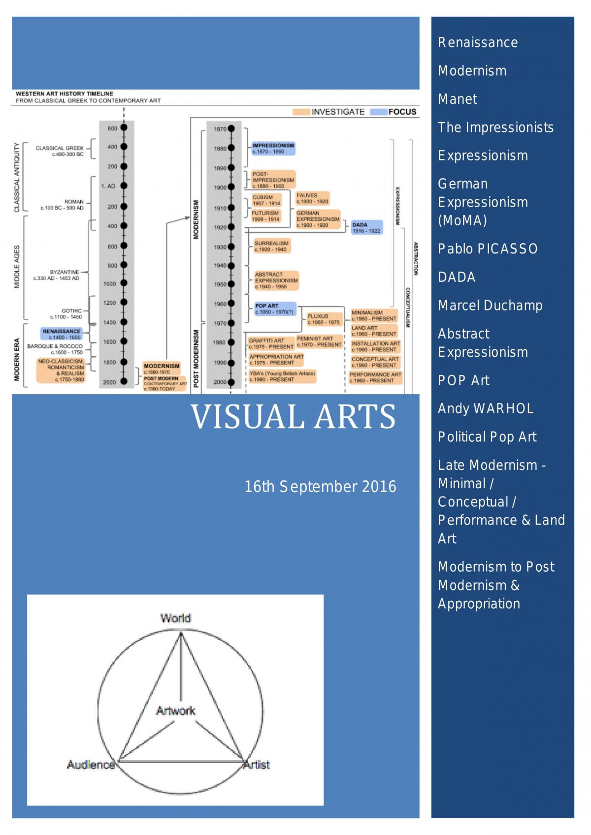Visual Arts Prelim - Page 1