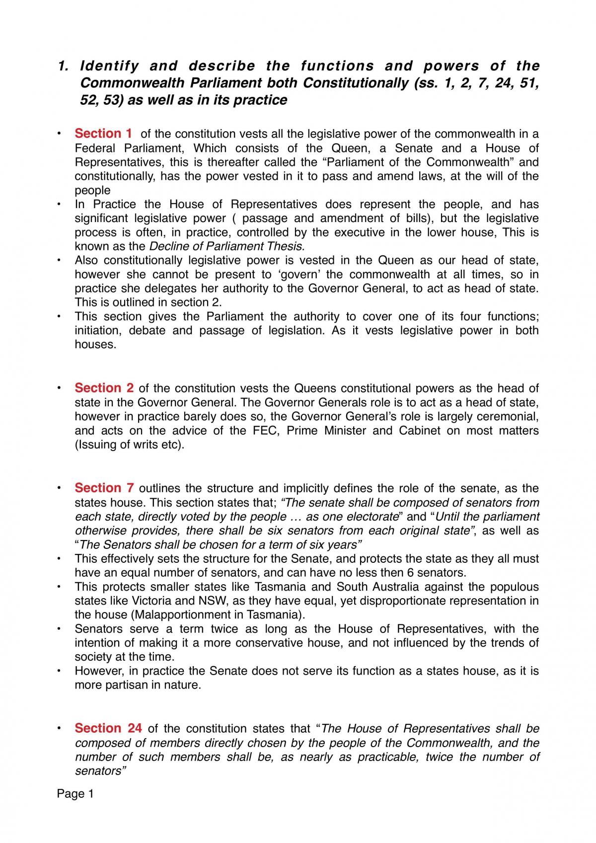 Brief Unit 3 Notes - Page 1