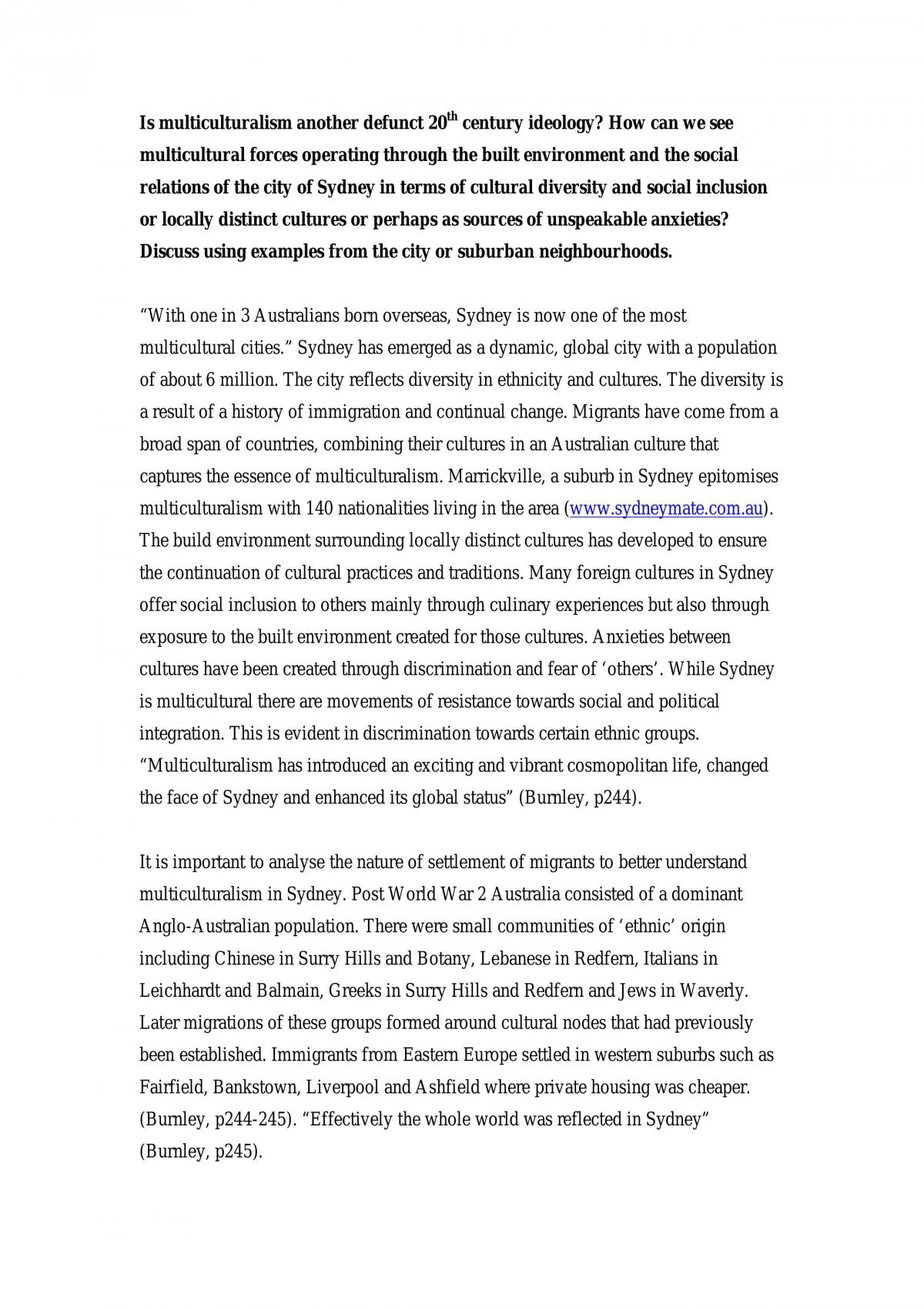 Multiculturalism - Page 1