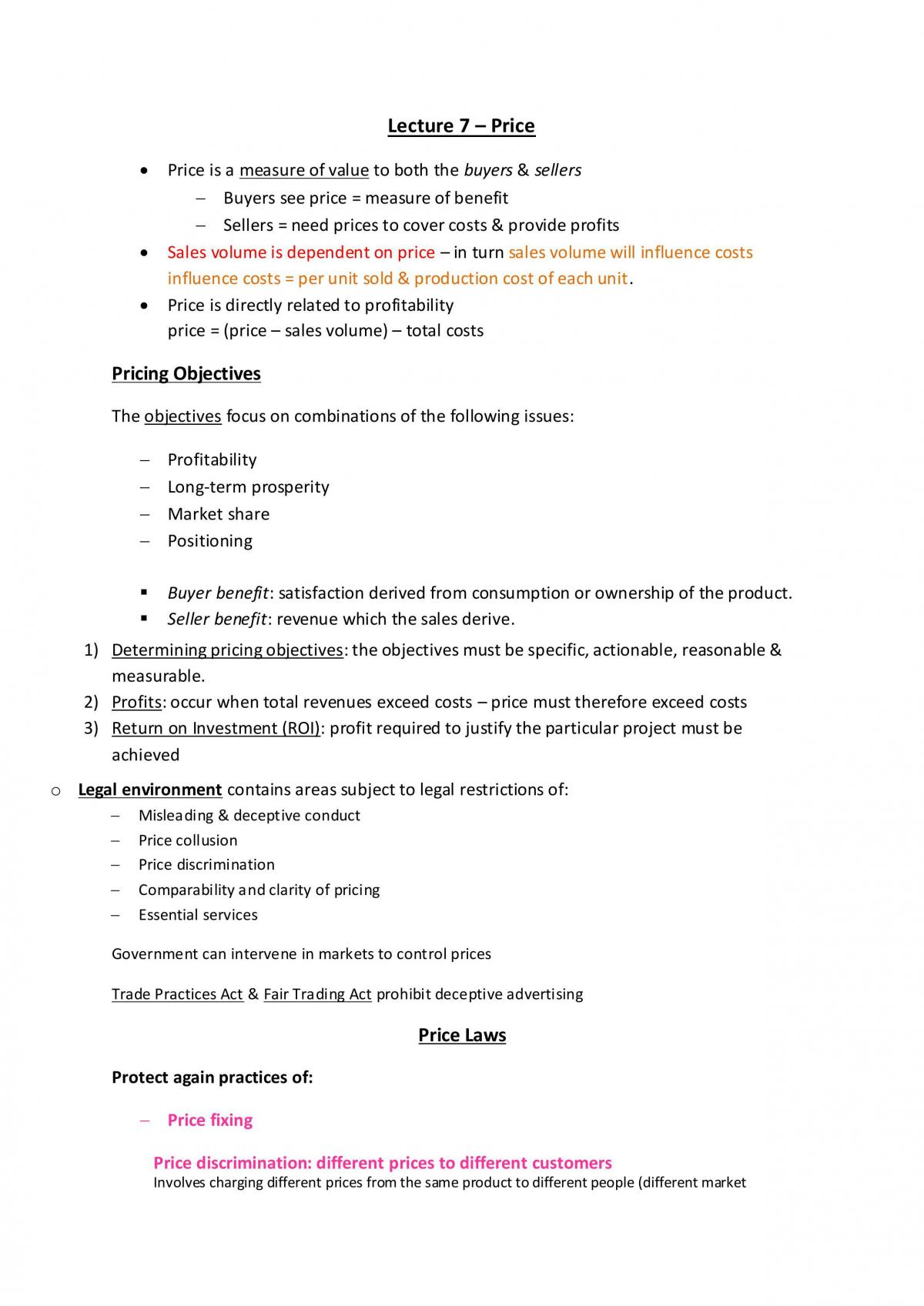 Lecture 7 - Price - Page 1