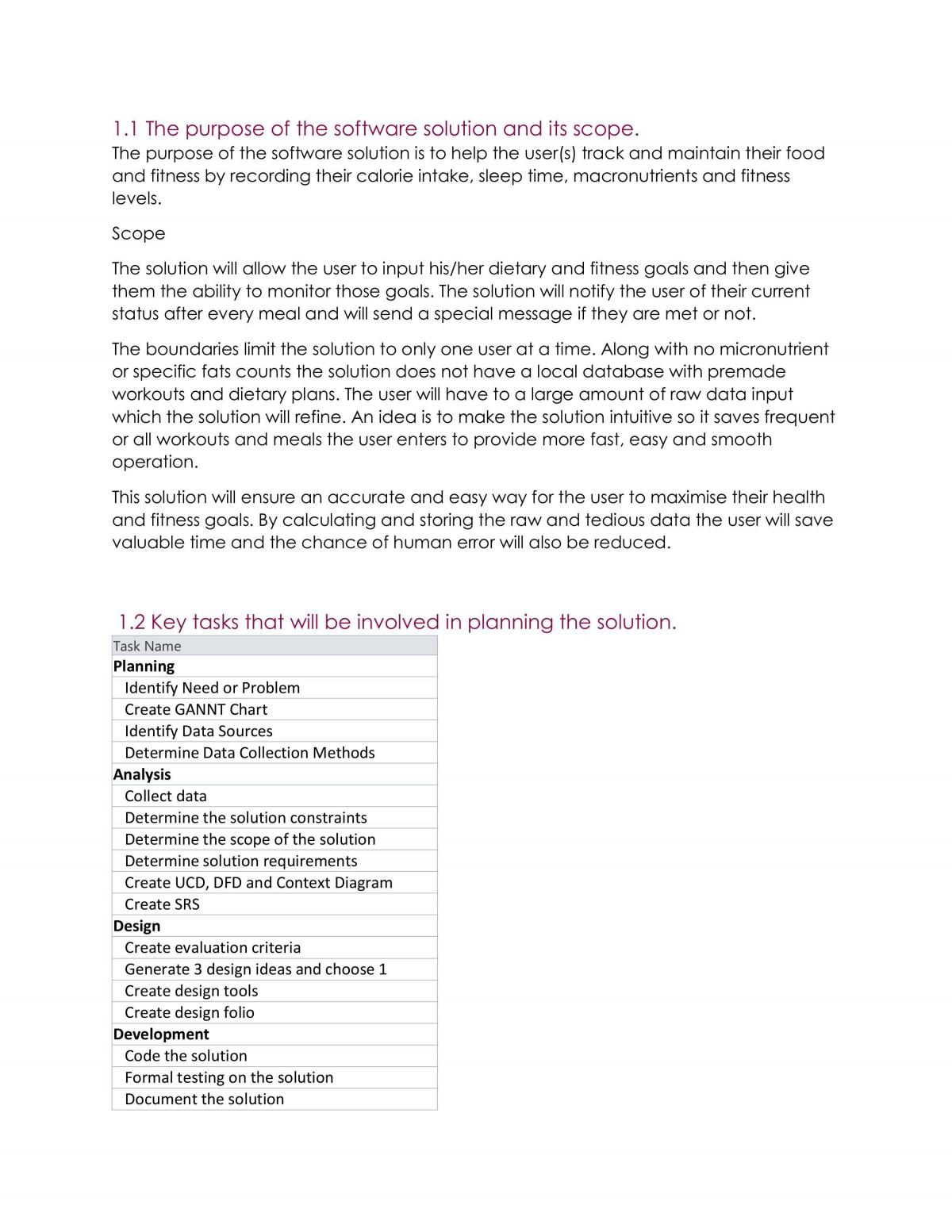 Software Requirements Specification - Page 1