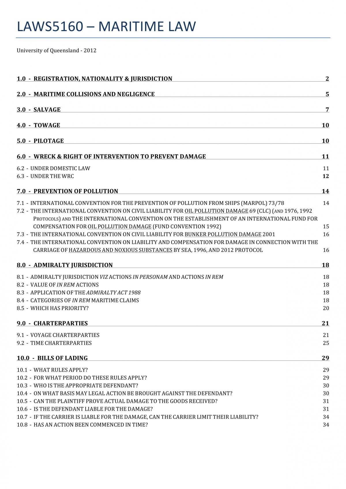 Study Notes - Page 1