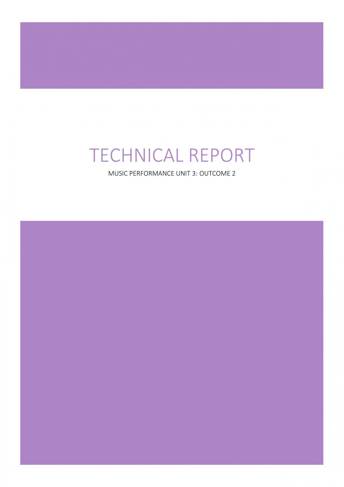 U3O2: Music Performance Technical Report - Page 1