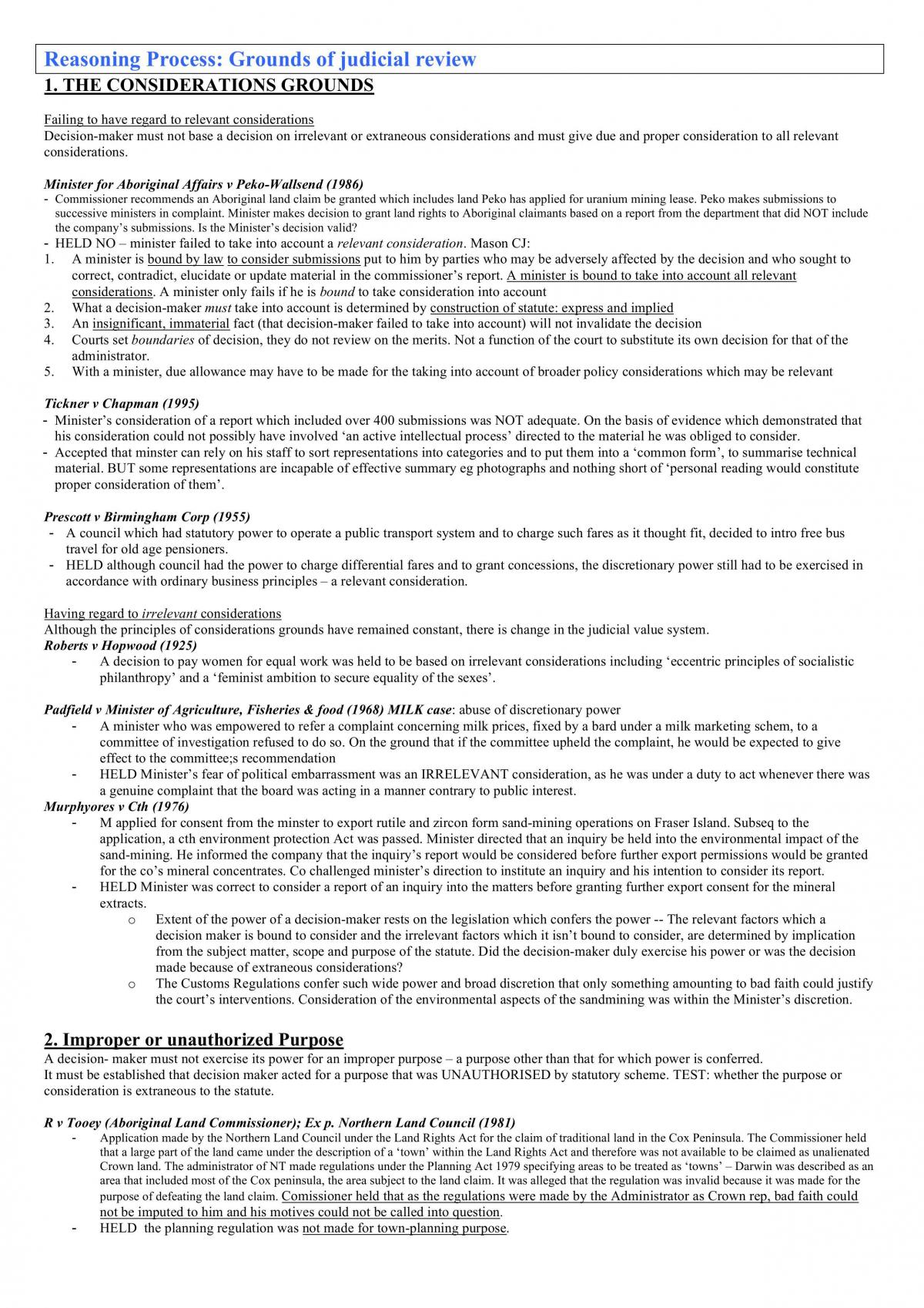 admin law exam notes - Page 1