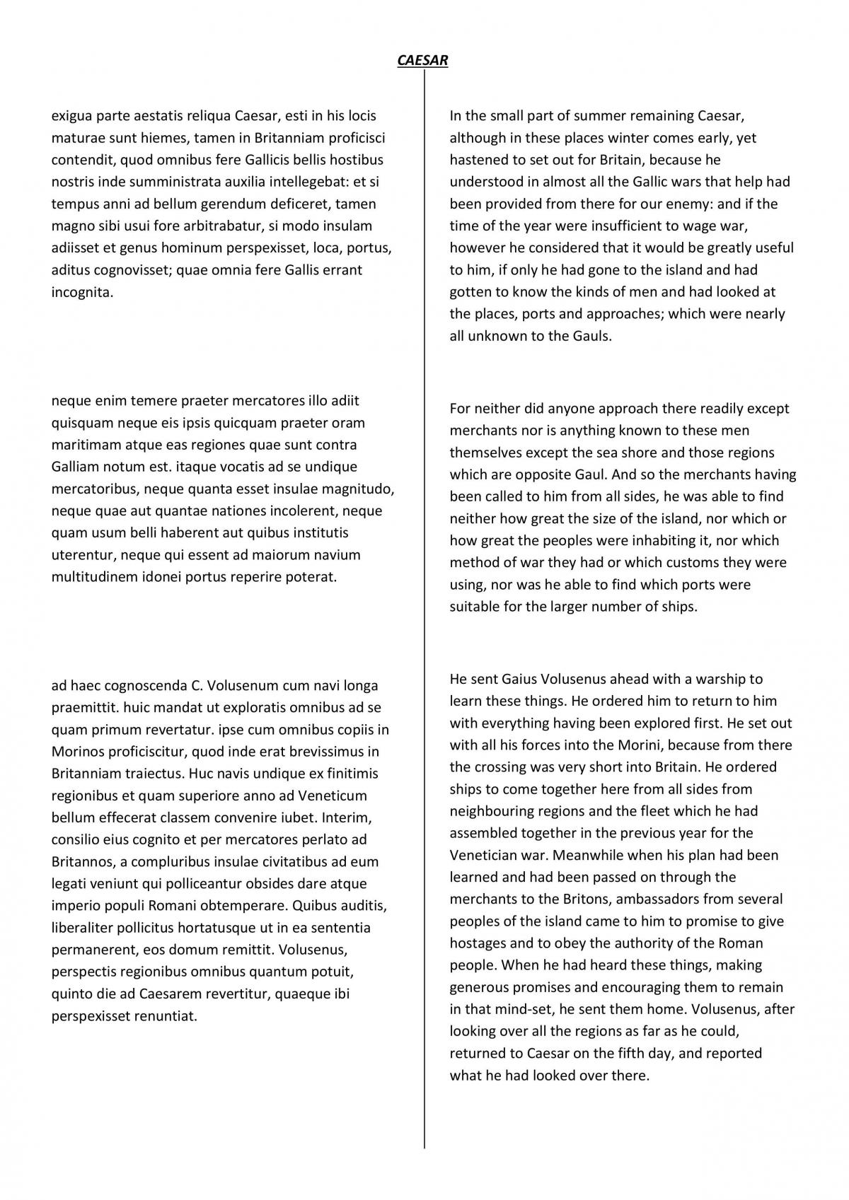 Caesar - De Bello Gallico - Page 1