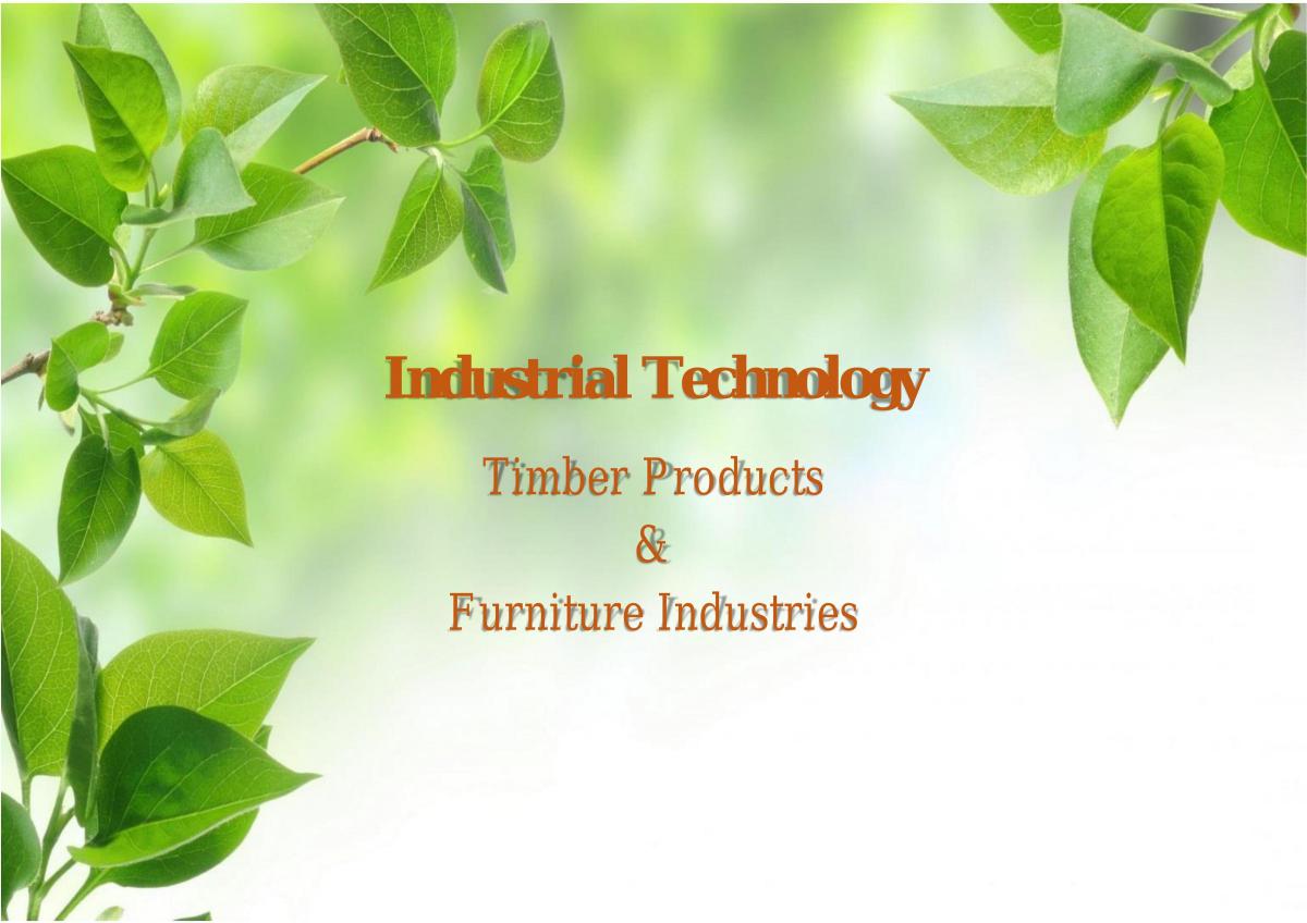 research title about industrial technology