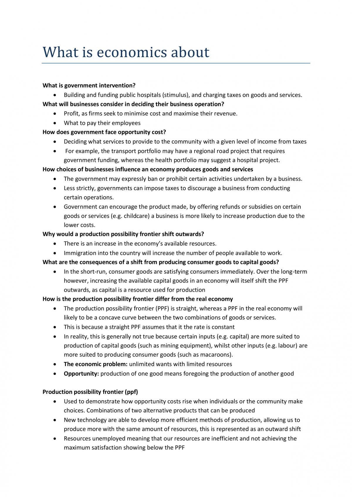All of Year 11 Notes Based on Syllabus - Page 1