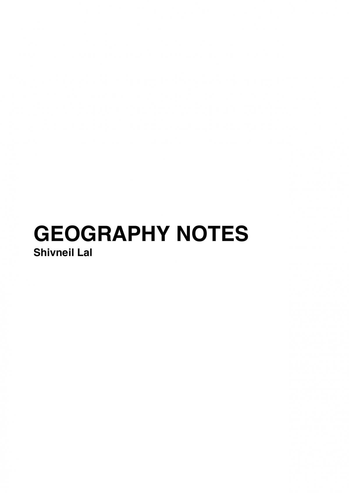 Units 3 and 4 Notes - Page 1