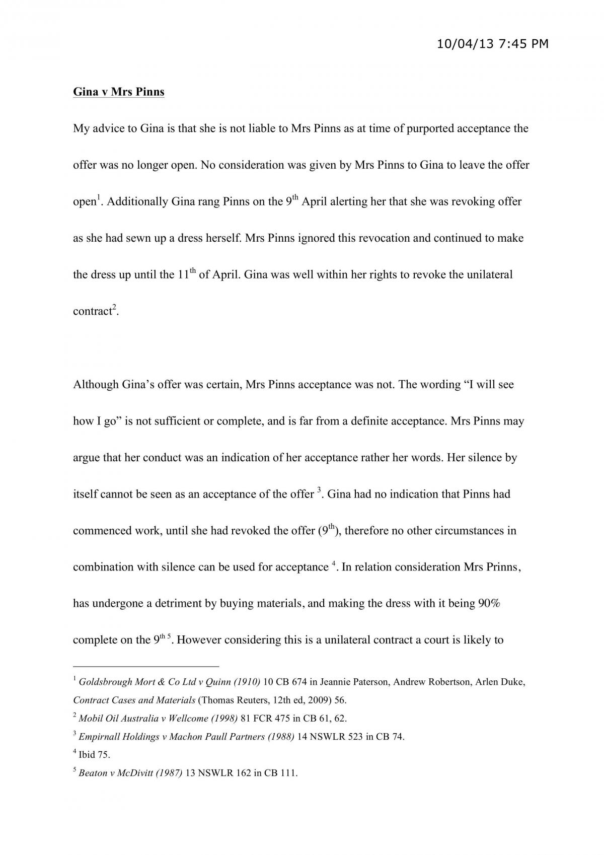 Problem Assignment Mid Session - Page 1
