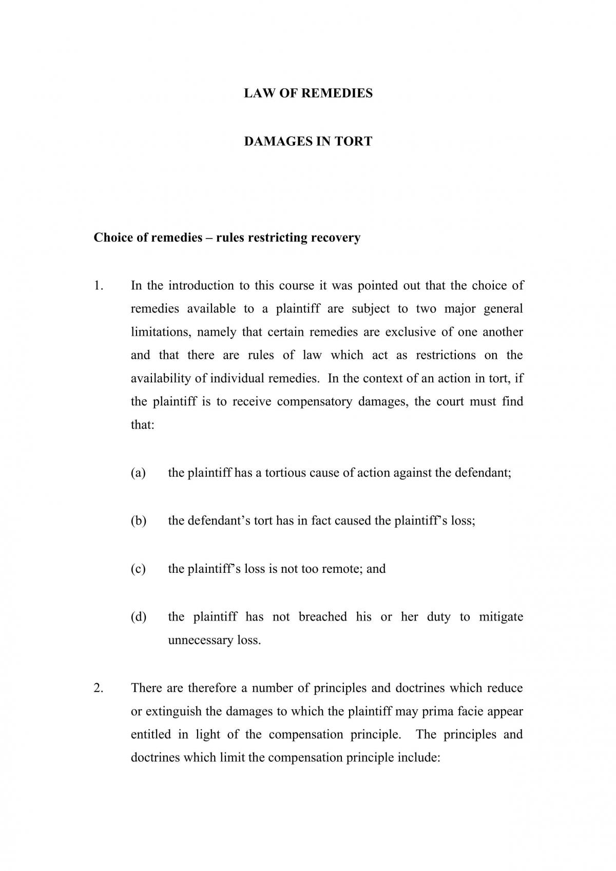 Damages - Page 1