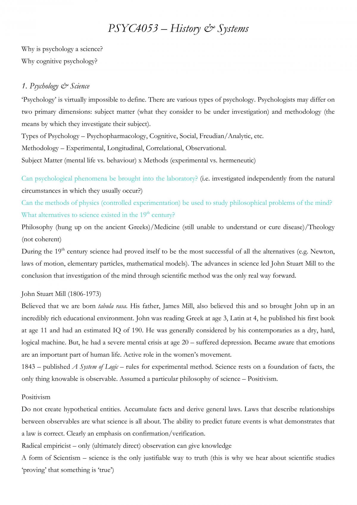 History And Systems '03 - Page 1