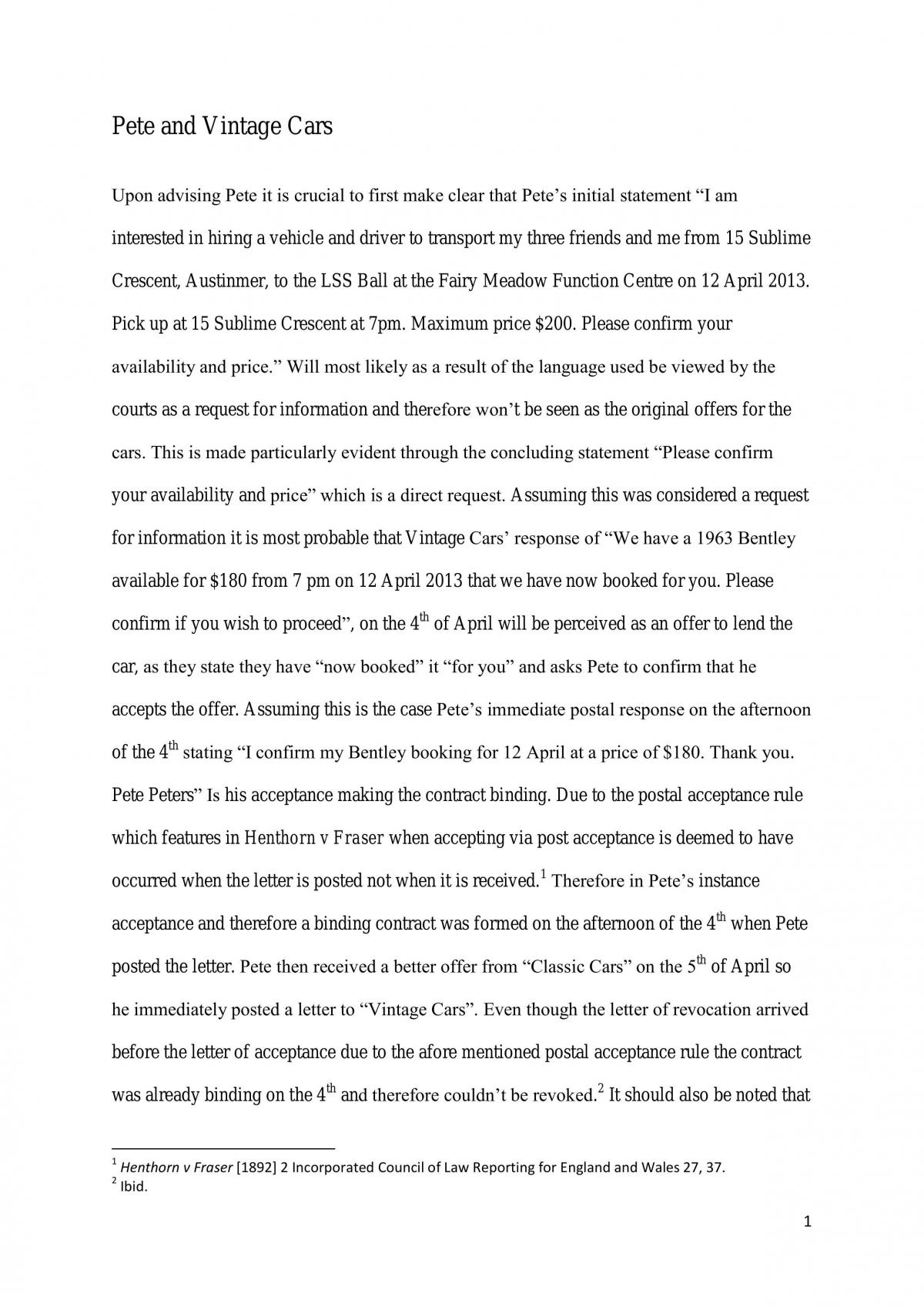 Contracts Assignment - Page 1