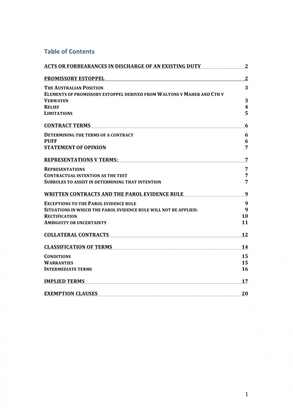 exam notes - Page 1