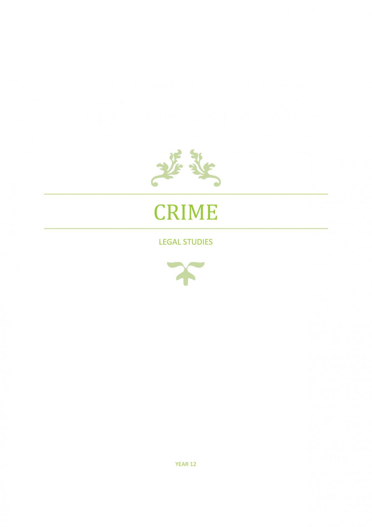 Notes on Crime - Page 1