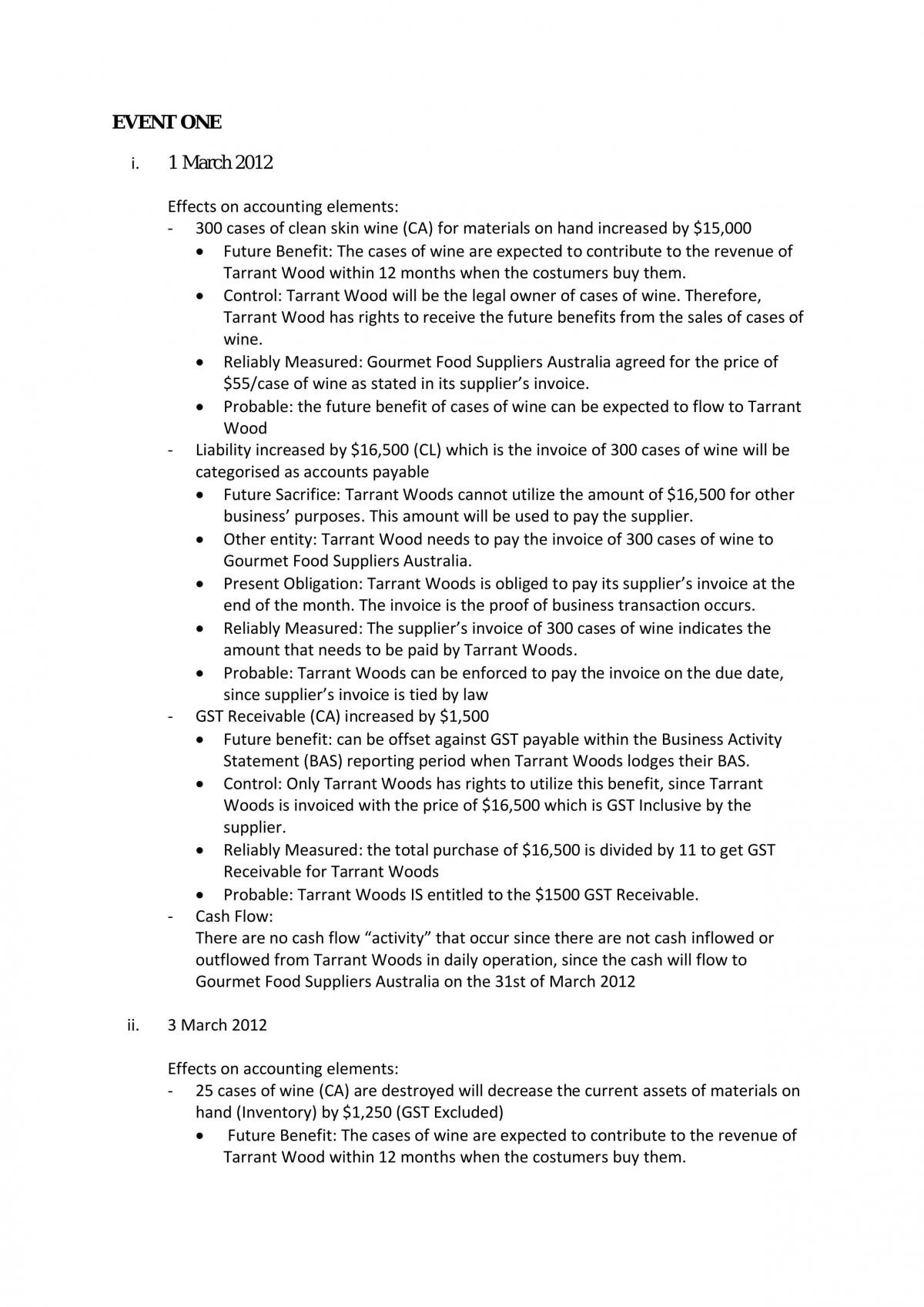 ARA assignment  - Page 1
