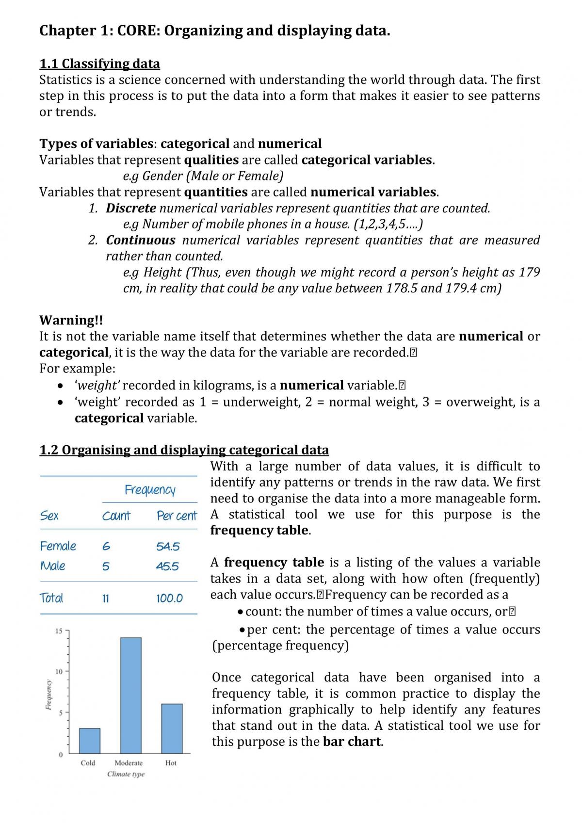 Core - Chapter 1 Summary - Page 1