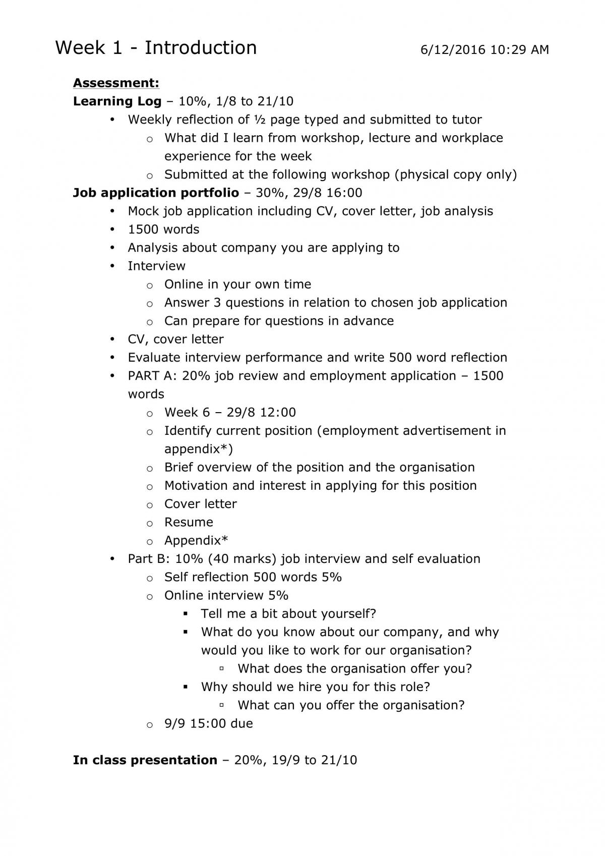 3400HSL Complete Course Summary - Page 1