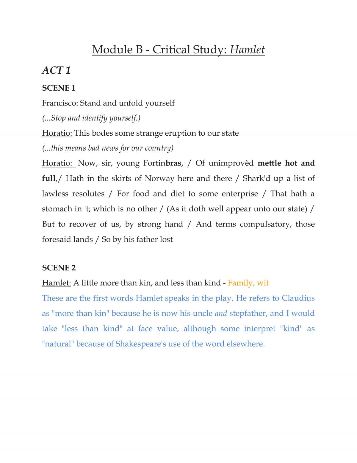 Hamlet Quotes - Page 1