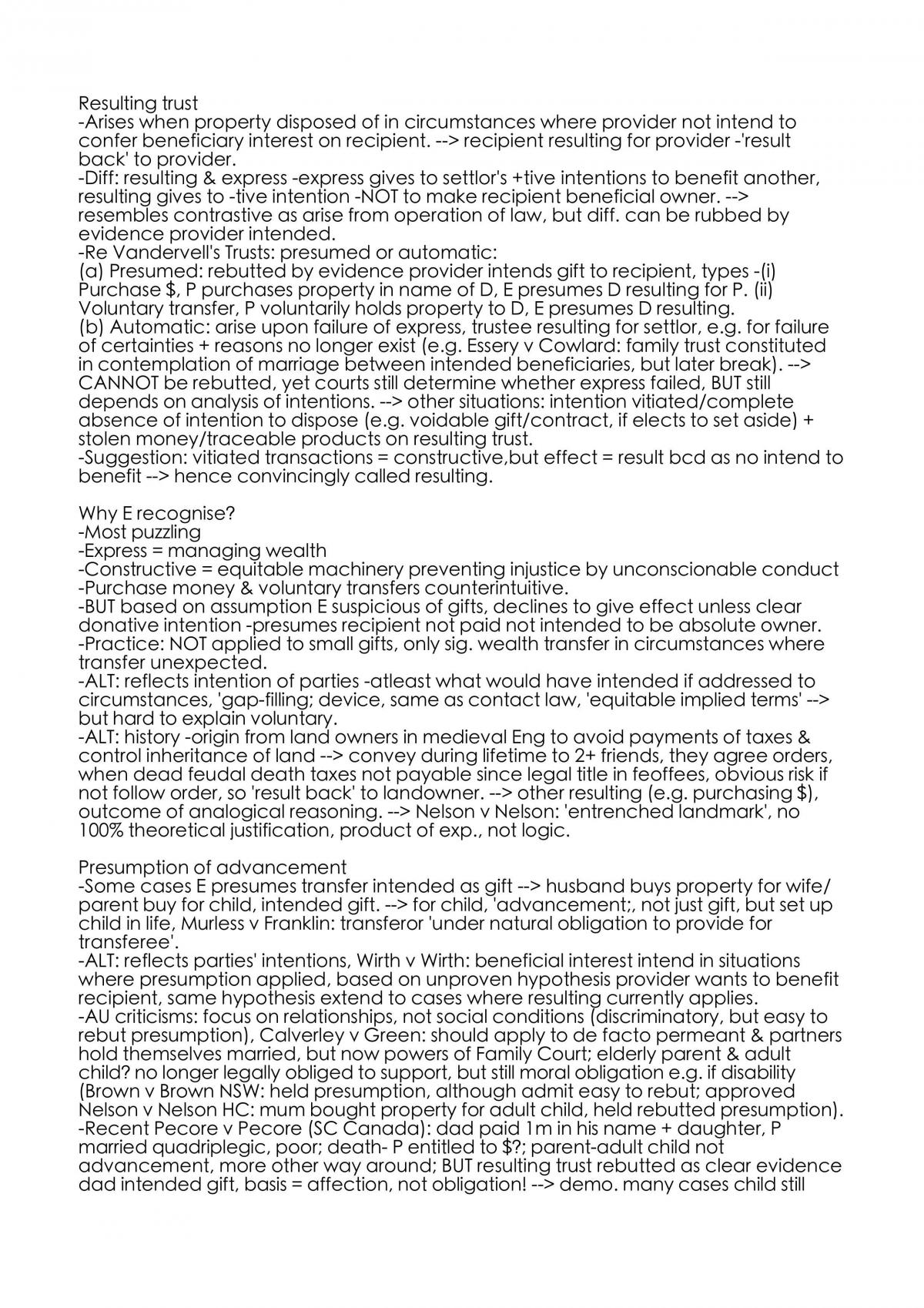 TOTAL COMPLETE NOTES- TRUSTS - Page 1