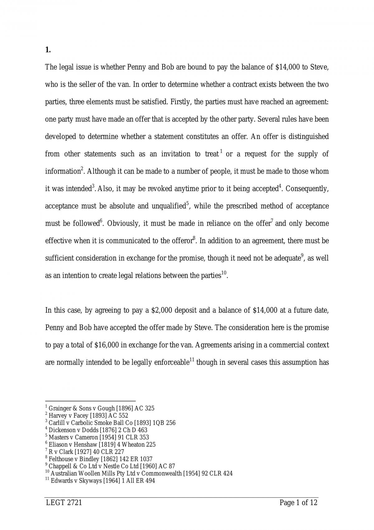 Contracts Assignment - Page 1