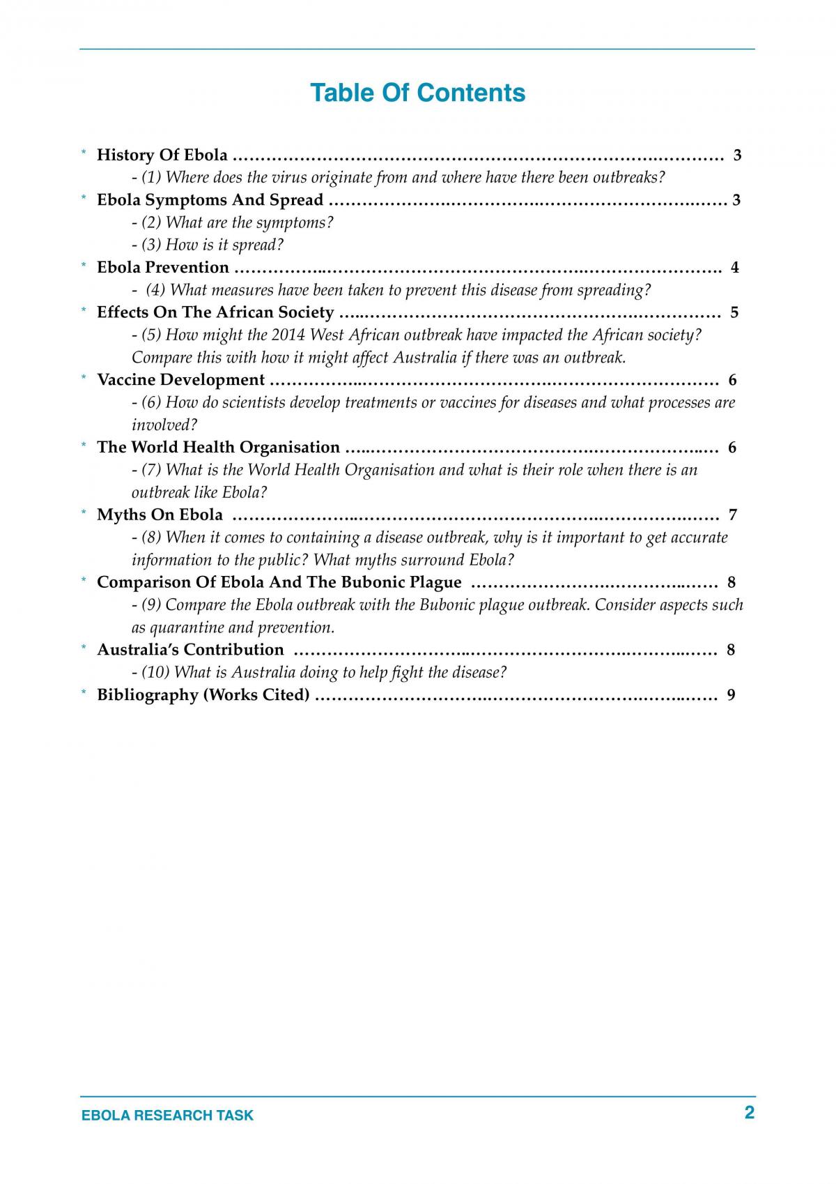 Ebola Research Task - Page 2