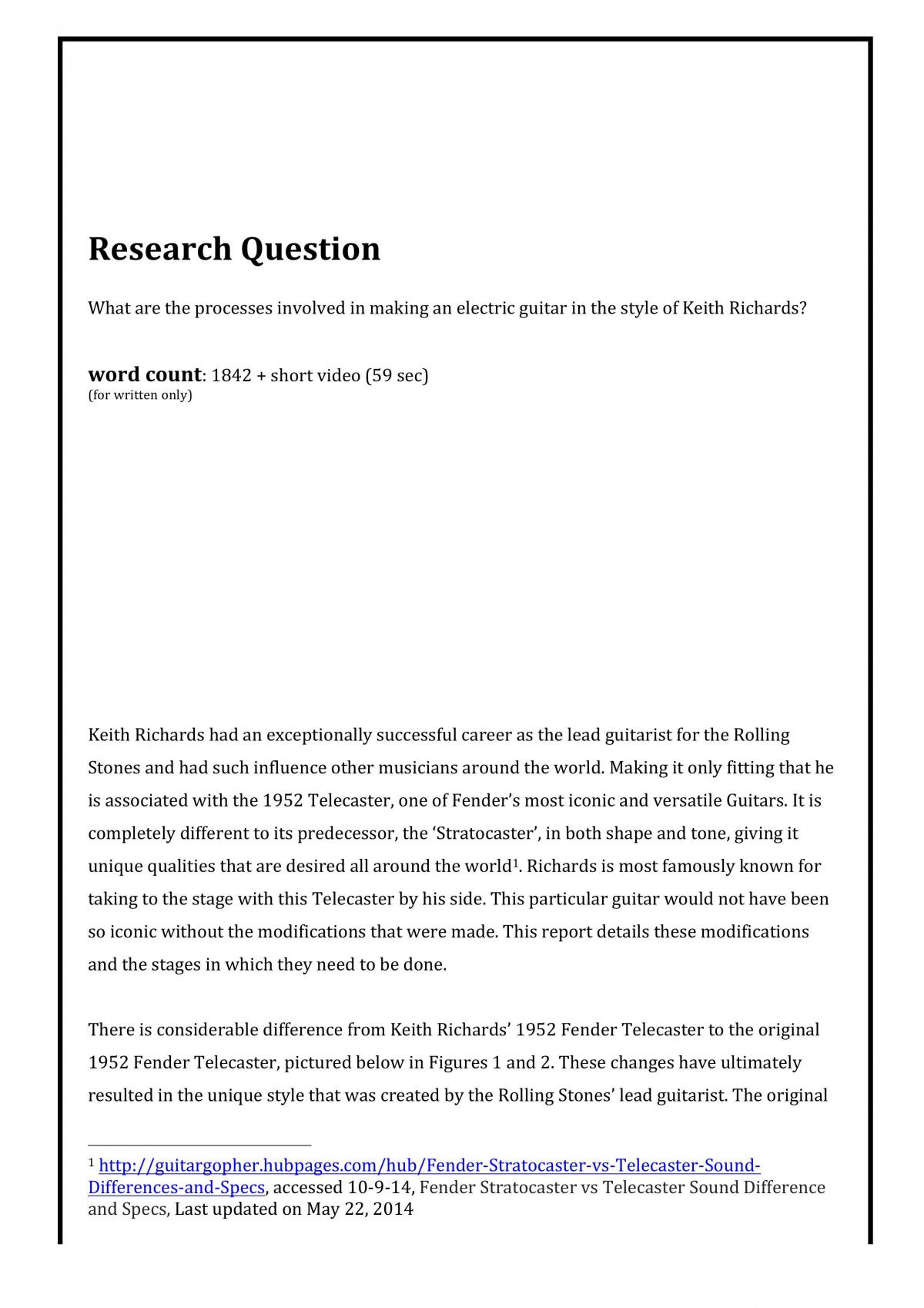 Keith Richards Essay - Page 1