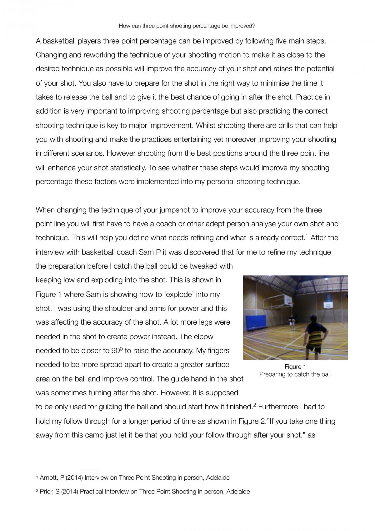 Three Point Shooting Essay - Page 1