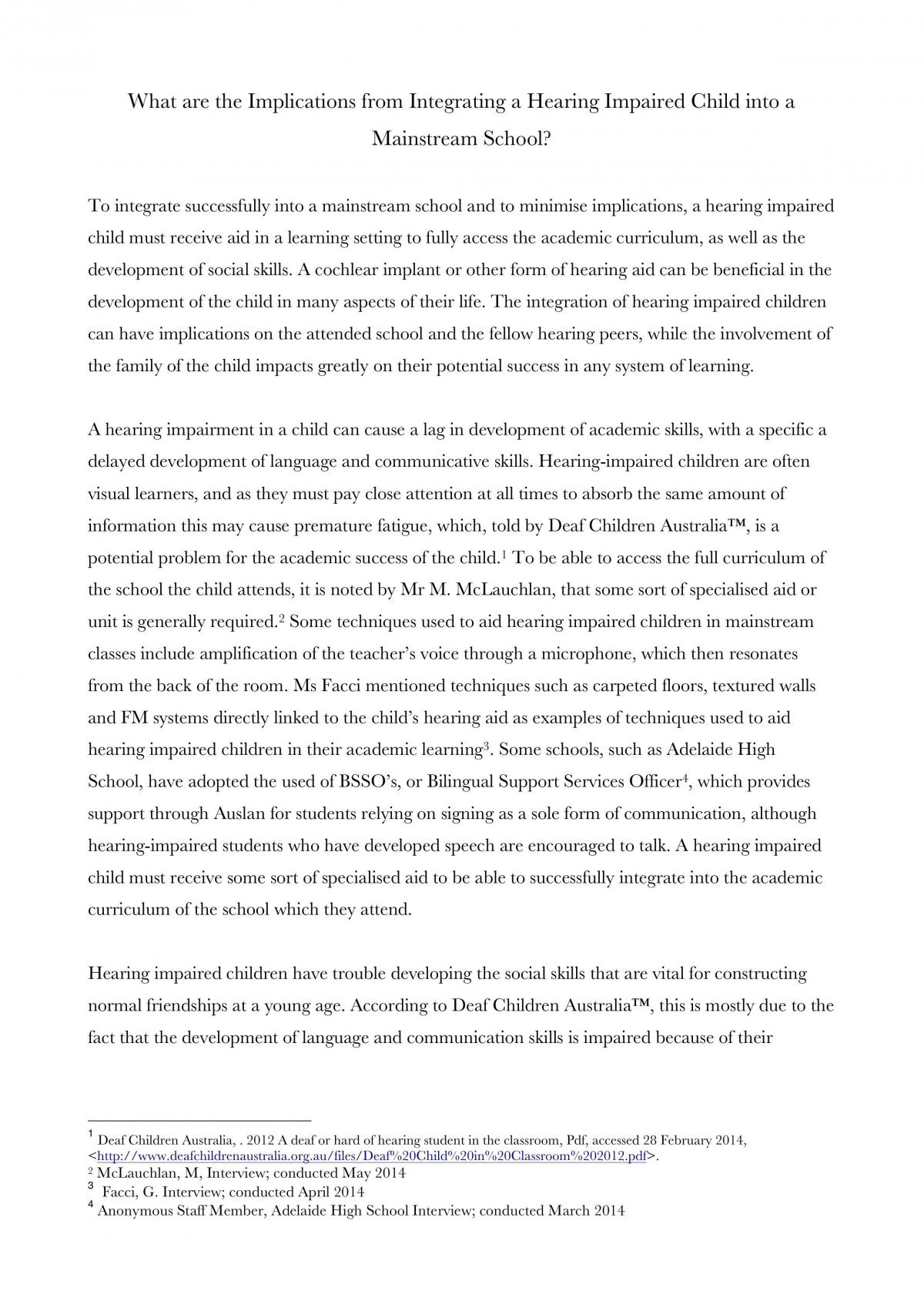 Deaf Students - Page 1