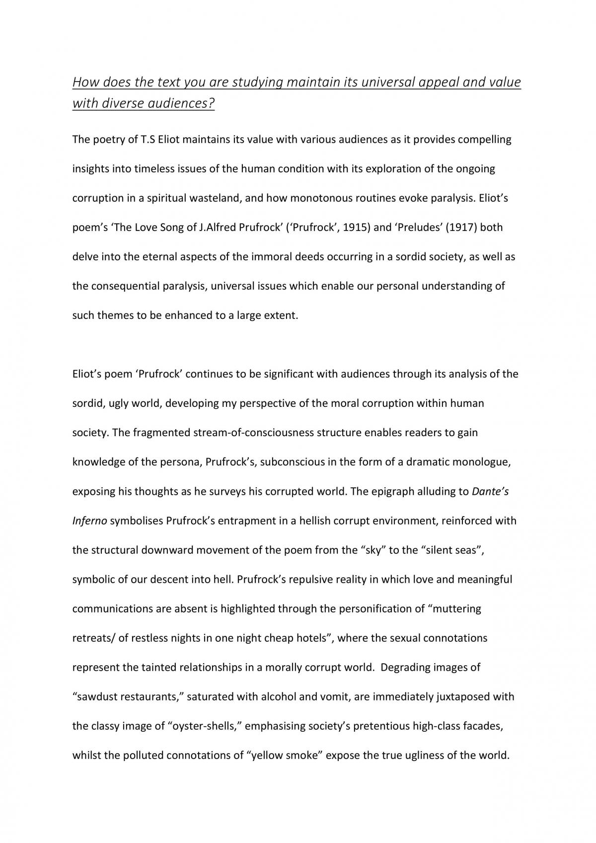 Module B Year 12 essay - Page 1