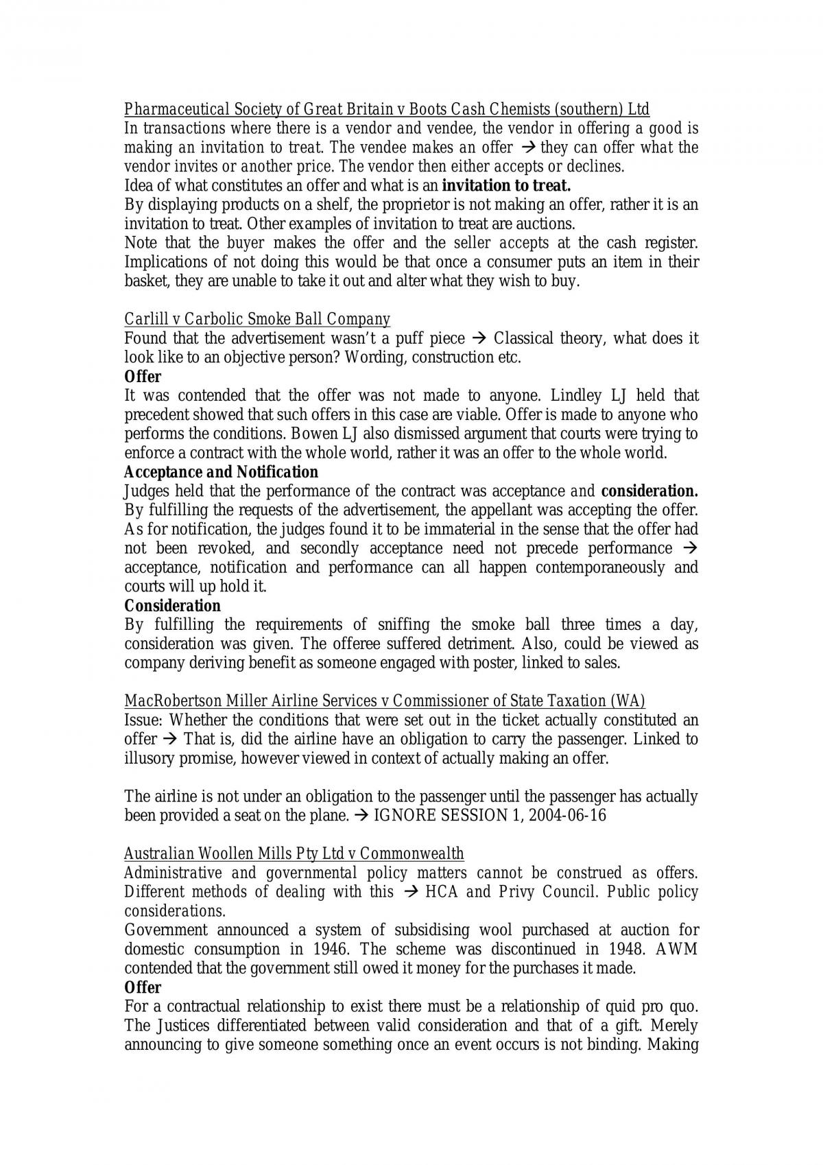 Contracts 1 Notes - Incomplete, But Being Updated - Page 1