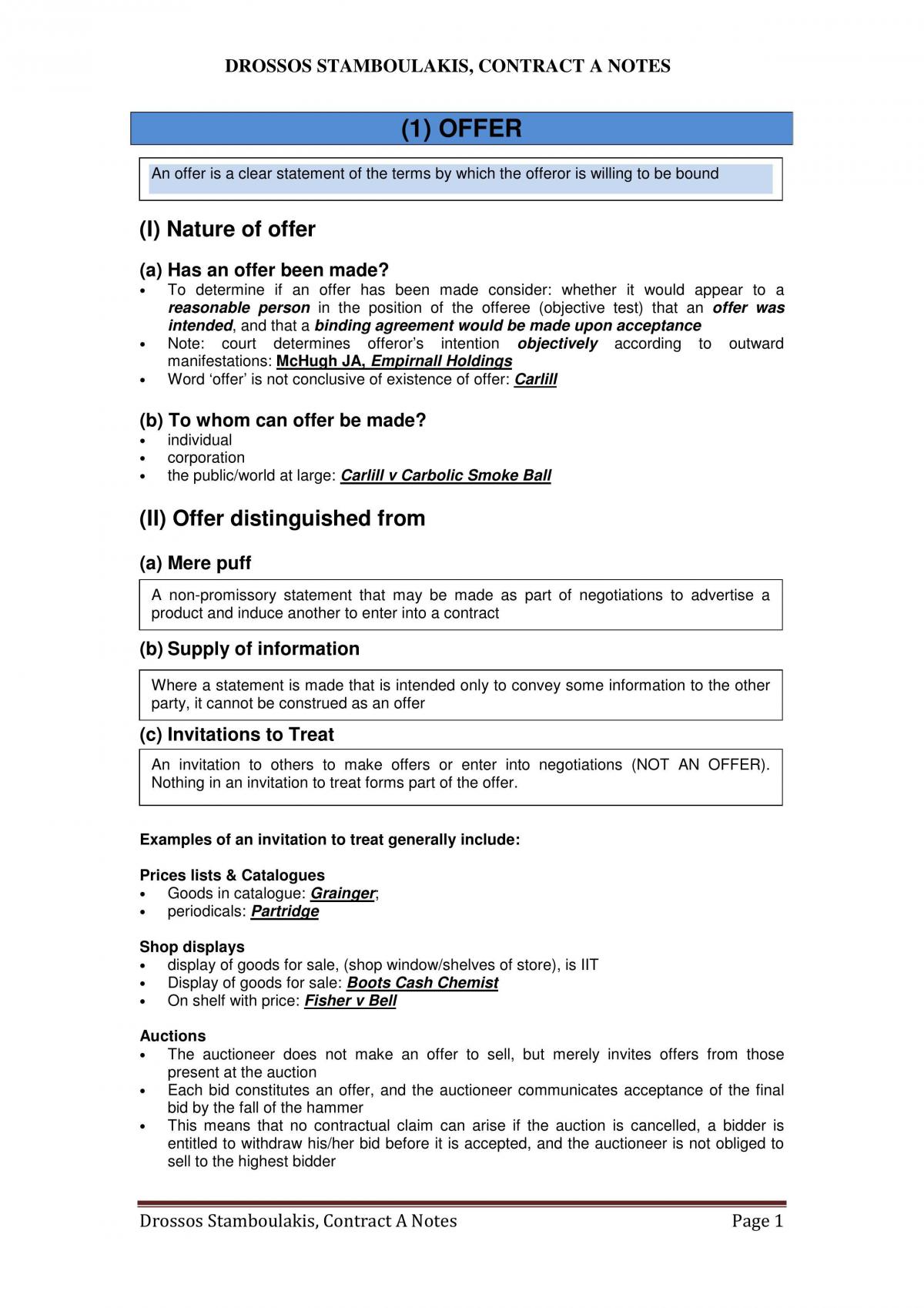 Full Study Notes - Page 1