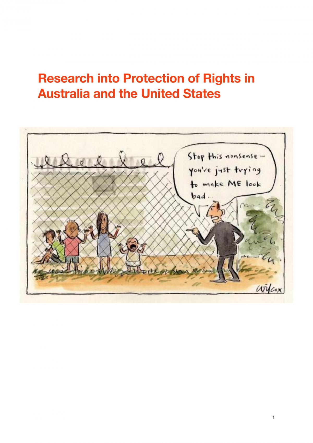 Rights in Australia and the US - Page 1