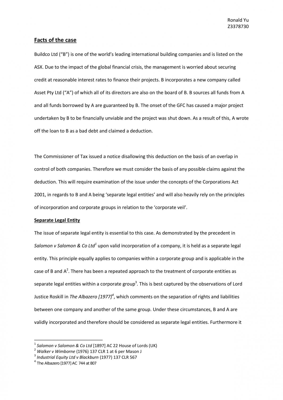 Research Assignemnt - Page 1