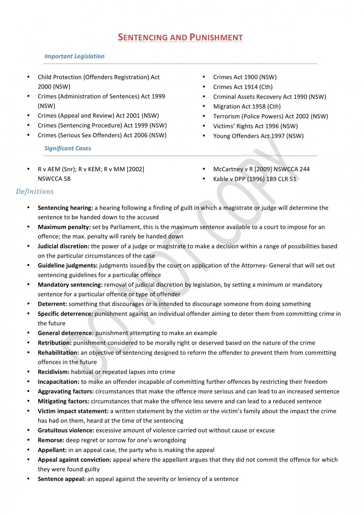 Complete Crime Notes  - Page 1