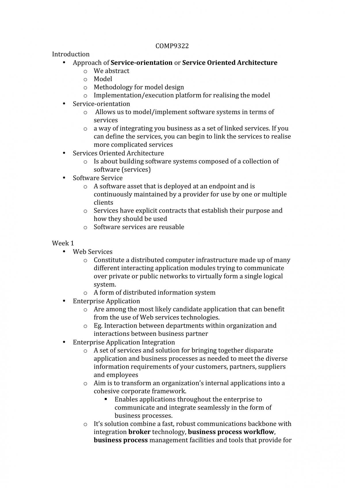 Exam Notes - Page 1