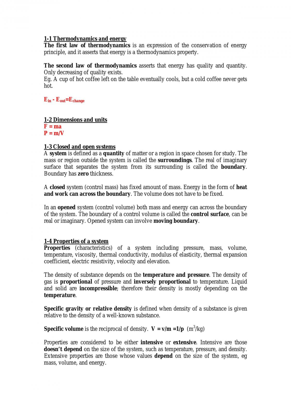 Notes From The Textbook - Page 1