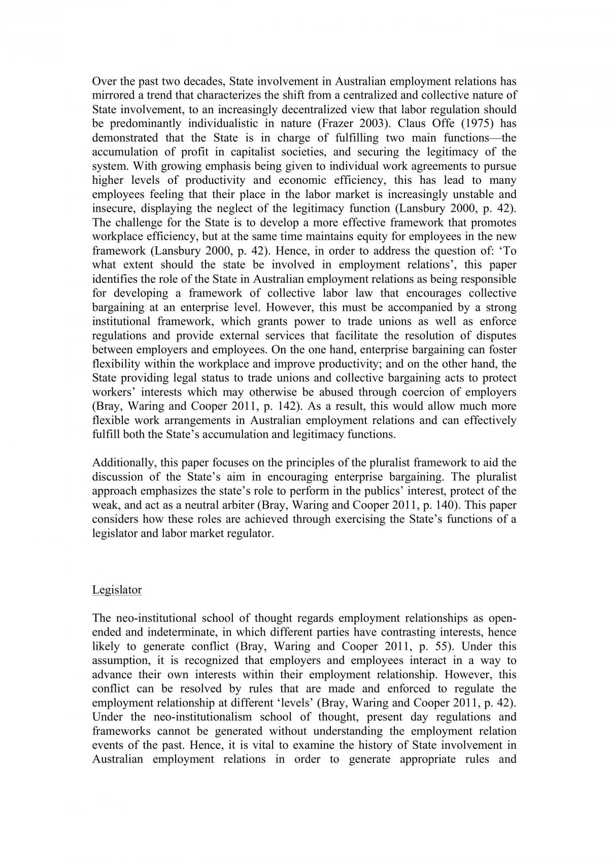 WORK1003 Essay - Page 1