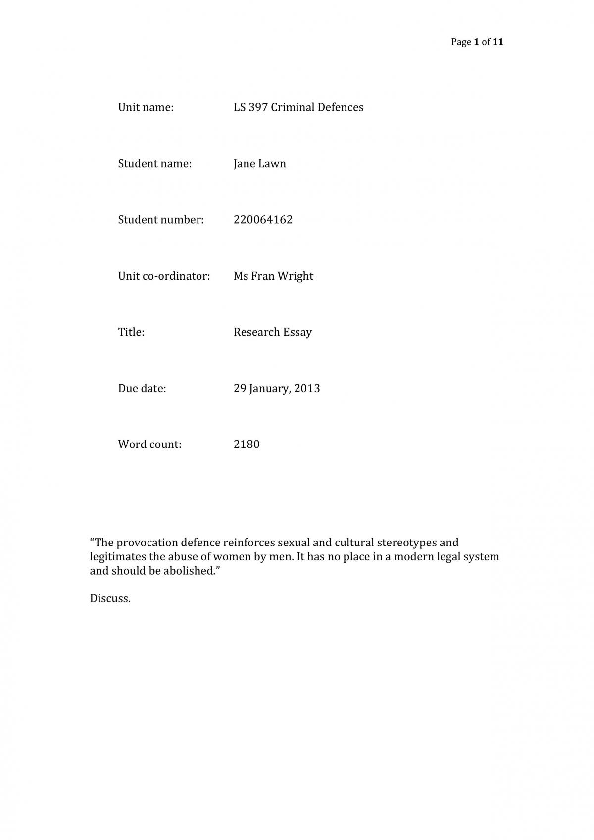 Essay - Page 1