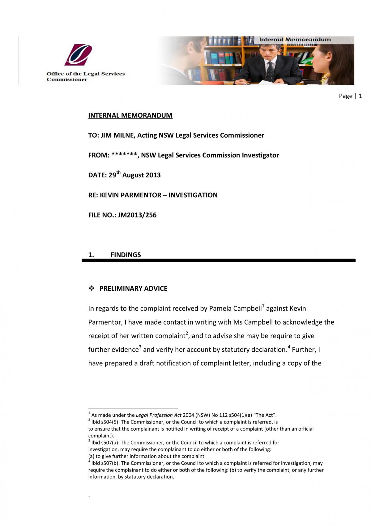 LS320 Assignment - Page 1